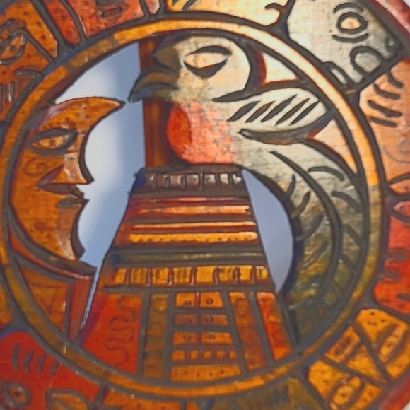 Vintage Mayan/Aztec Wall Art - Picture 2 of 5